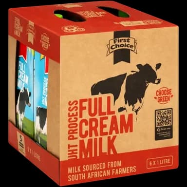 Fresh Choice Long Life Milk 6x1L