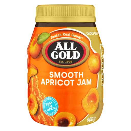 All Gold Smooth Apricot Jam 900g