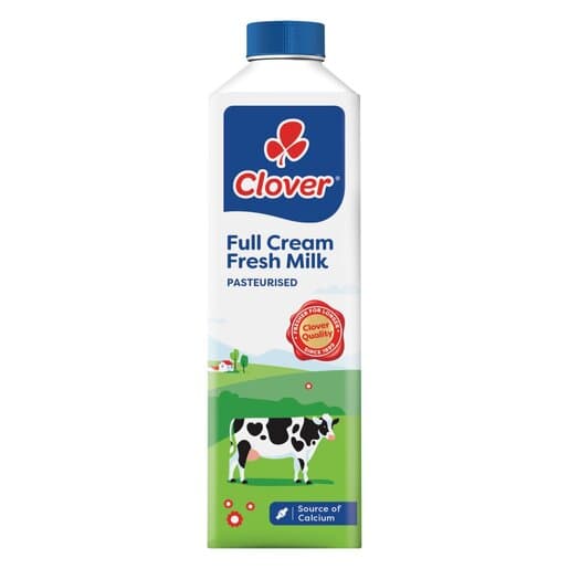Clover Fresh Full Cream Long Life Milk 1L