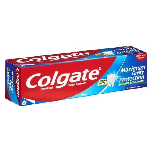 Colgate Maximum Cavity Protection Fluoride & Calcium Toothpaste 100ml