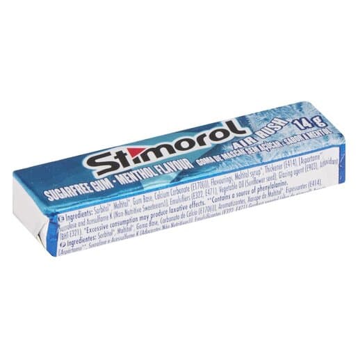 Stimorol Air Rush Chewing Gum Menthol 14g